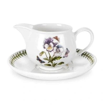 Image of Portmeirion Botanic Garden Gravy Boat &amp; Stand