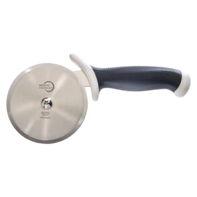 Image of Mercer Culinary Millennia Pizza Cutter with White Handle, 4 Inch Wheel M18604WH