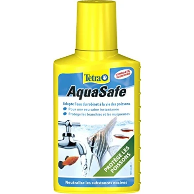 Image of Tetra Brand Water Treatment for Tropical Fish, AquaSafe 100 ml