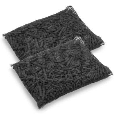 Image of Pisces 2 x Aquarium Active Bio Carbon Filter Media 500g Box (1000g total) Natural Biological Filtration