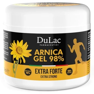 Image of Dulàc Arnica Gel for Bruising and Swelling 500 ml, 98% Strong Cream Muscle Joint Relief, Non Greasy, Natural Formula, Cooling Ideal Massage