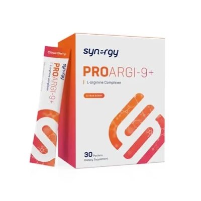 Image of Synergy Worldwide ProArgi 9+ 295 g 5000mg L Arginine and 200mg Citrulline Supplement with Vitamins C, D3, K, B6, B12 Enhance Cardiovascular Circulatory Health 30 Sachets