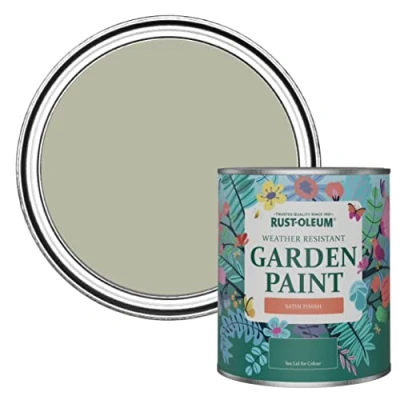 Image of Rust Oleum Brown Mould Resistant Garden Paint In Satin Finish Tanglewood 750ml