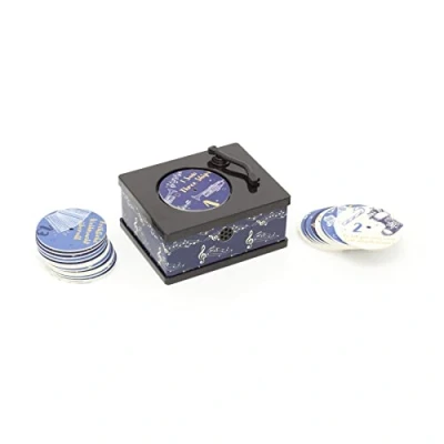 Image of Mini Gramophone Musical Advent Calendar Christmas Music Box 24 Songs Phonograph