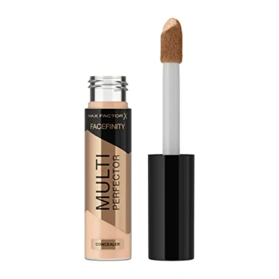 Image of Max Factor Facefinity Multi Perfector Concealer, All In One, Conceal Imperfections, Instant Brightening, Natural Finish, Lightweight, Vegan, Customisable Coverage 1N, 11ml