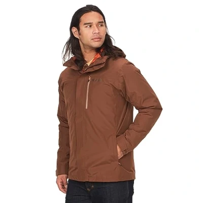 Image of Marmot Men Ramble Component Jacket, Waterproof Lightweight Hooded 3 in 1 Rain Windproof Raincoat, Breathable Windbreaker for Running and Hiking