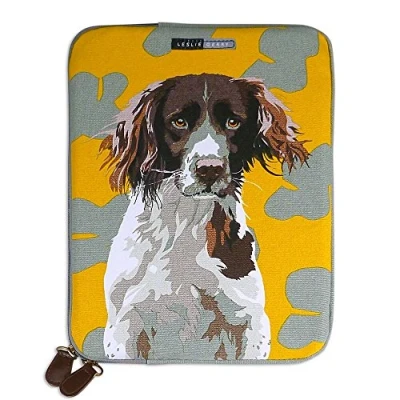 Image of Springer Spaniel iPad Tablet Sleeve Bag by Leslie Gerry
