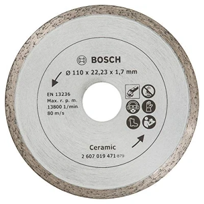 Image of Bosch 2607019471 Diamond Cutting Disc for 110 mm Diameter Tiles