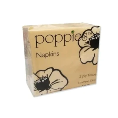 Image of 125 Buttermilk Paper Napkins 33cm 2 Ply for Birthdays Parties Events Restaurants (2000)