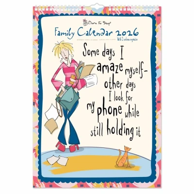 Image of Born To Shop A3 Family Organiser 2026