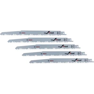 Image of Bosch Professional 2608650613 S1531L Saber Saw Blade Topwood, 45cm x 40cm 25cm, White