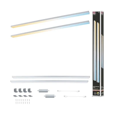 Image of Paulmann under cabinet lamp Inline 2x extension chrome 55 cm 830