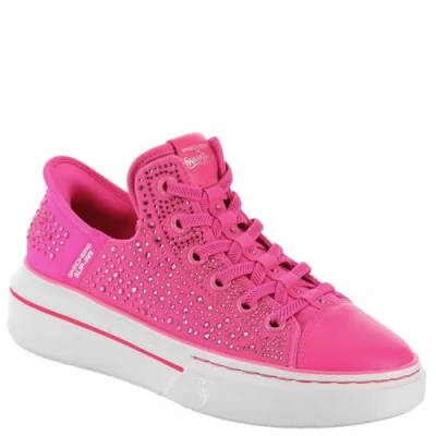 Image of Skechers Women&#039;s Snoop ONE Rhine Stoned Sneaker, Pink, 6 UK