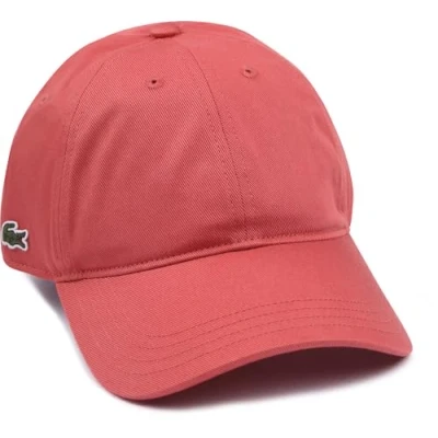 Image of Lacoste Cap Logo Sierra Red