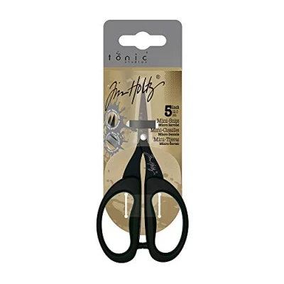 Image of Tonic Studios Scissors, Titanium, Black, 5&quot;