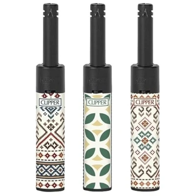 Image of Genuine Clipper Lighter Mini Tube Assorted Northern Patterns Rare Design (3)