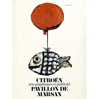 Image of Wee Blue Coo Automobile Exhibition Fish Balloon Advert Art Print Canvas Premium Wall Decor Poster Mural