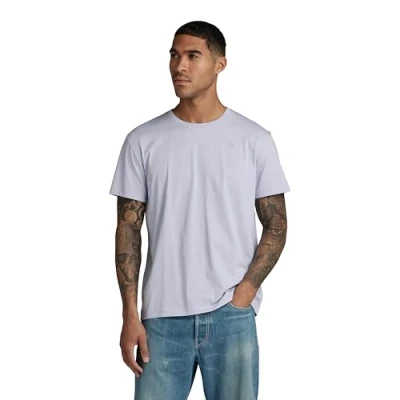 Image of G STAR RAW Men&#039;s Base S T Shirt, Grey (icelandic blue D16411 336 G081), XS