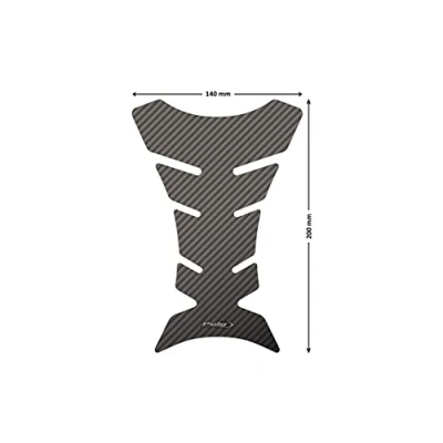 Image of Puig 4051C Tank Pads Model Performance Carbon Look