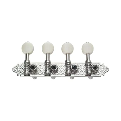 Image of Golden Gate M 129 Engraved A Model Mandolin Tuners 2 Planks (4+4) Nickel