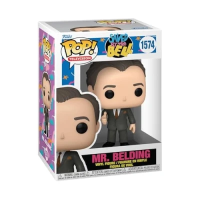 Image of Funko Pop! TV: SBTB 30th Mr. Belding A.C. Slater Saved By the Bell Collectable Vinyl Figure Gift Idea Official Merchandise Toys for Kids &amp; Adults TV Fans Model Collectors