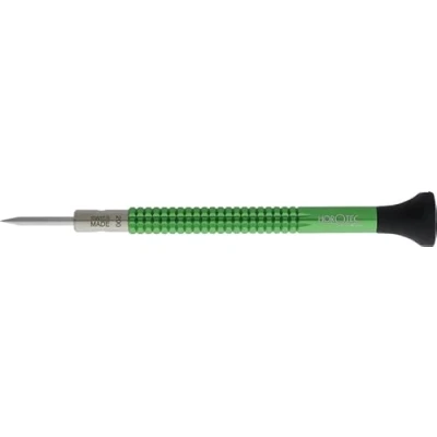 Image of Horotec MSA01.020 Watchmaker&#039;s Screwdriver Made of Eloxed Aluminium, Ergonomic POM Head and Interchangeable Stainless Steel Bit, 2 mm