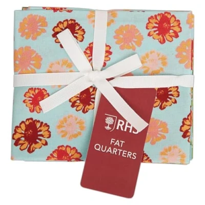 Image of RHS Fat Quarters, Multicoloured, 20inches 24inches