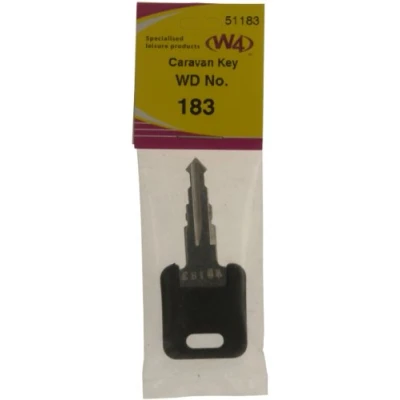 Image of W4 WD Replacement Caravan Key No183 Black