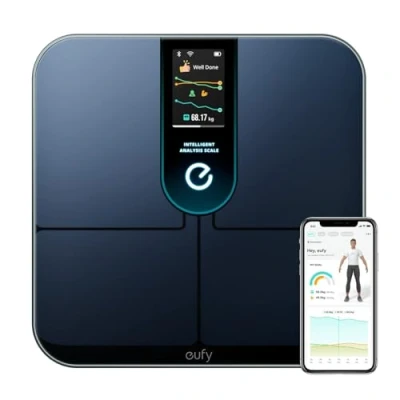 Image of eufy Scales for Body Weight, Digital Bathroom with Wi Fi Fitness Tracking, Intelligent Analysis, 3D Virtual Body, Bluetooth Scale Emojis, 16 Measurements, Heart Rate, BMI, Smart P3