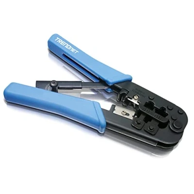 Image of TRENDnet TC CT68 RJ 11/RJ 45 Crimp/Cut/Strip Tool