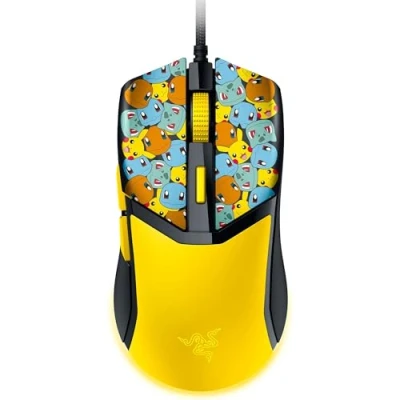 Image of Razer Cobra Pokémon Edition Lightweight Wired Gaming Mouse 8500 DPI Sensor 58g Optical Switches 3th Gen Chroma Lighting with Gradient Underglow Speedflex Cable Kanto