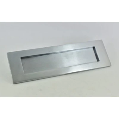 Image of Jedo Letter Plate (Satin Chrome, 355mm x 115mm)