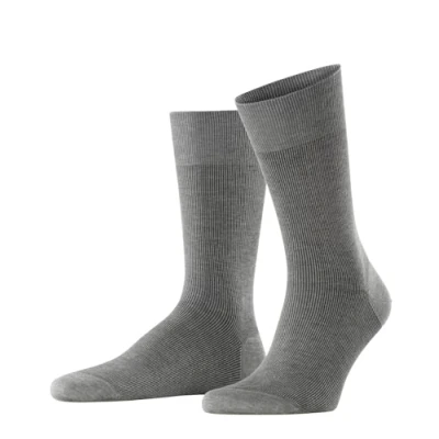 Image of Falke Sock Fine Shadow Anthracite Grey Dark size 39 40
