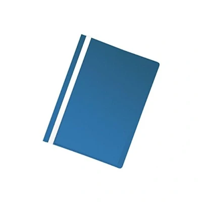 Image of 5 Star Office Project Flat File Lightweight Polypropylene with Indexing Strip A4 Blue [Pack 5]