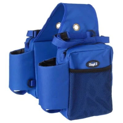 Image of Tough 1 Nylon Water Bottle/Gear Carrier Saddle Bag, Royal Blue