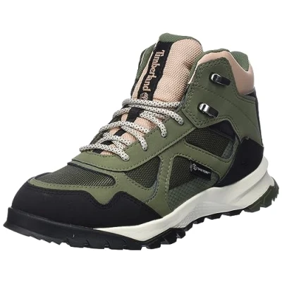 Image of Timberland Women&#039;s Lincoln Peak Lite Mid F/L Wp Hiking Boot, Deep Lichen Green, 9 UK