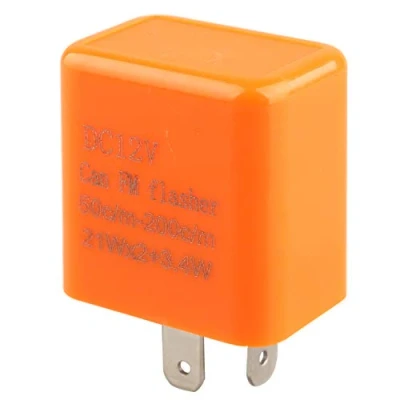 Image of Futheda 2 Pin Speed Adjustable LED Flasher Relay Universal Motorbike Motorcycle Blinker Electronic Turn Signal Indicator 12V