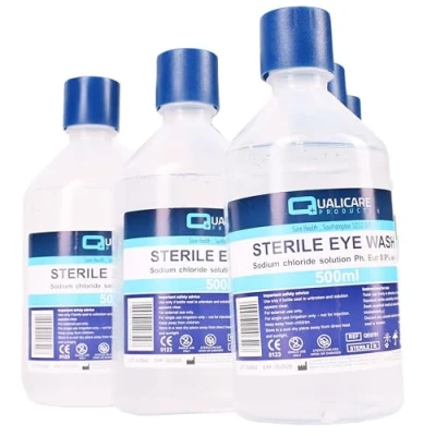 Image of 10x Eye Wash Solution 500ml Sterile Saline Eyewash