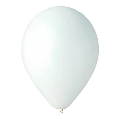 Image of Pack 100 balloons in natural latex Premium Quality G120 (Ø 33cm / 13&quot;), ivory white