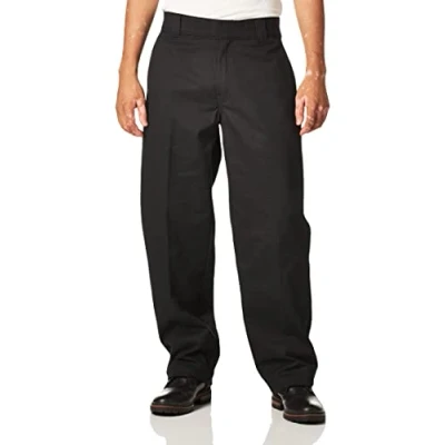 Image of Dickies, Men&#039;s, ACTIVE WAIST TWILL WORK PANT REGULAR, BLACK, 36W / 30L