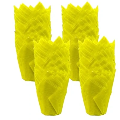 Image of Scrumptious Sprinkles Tulip Muffin Cases, Yellow x 200