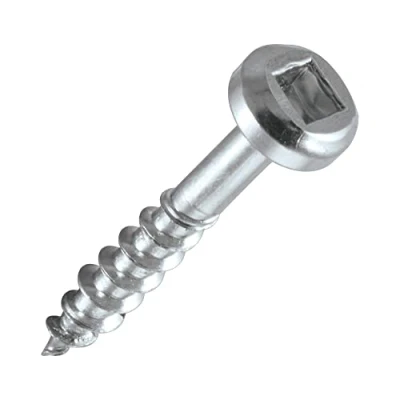 Image of Trend Pocket Hole Screws for Softwoods, 25mm Long, Pack of 500, Coarse Self Cutting Threaded Square Drive Screws, PH/7X25/500C