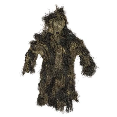 Image of Mil Tec Men&#039;s Woland Ghillie Anti Fire Parka, Navy Multicolor, 26 UK