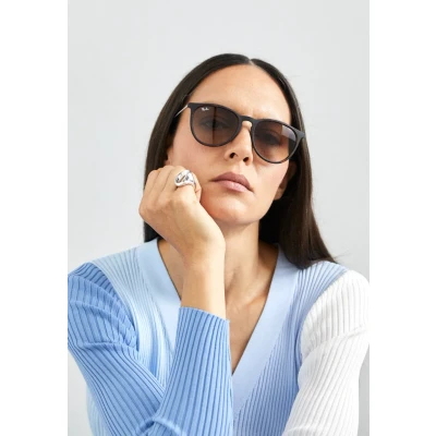 Image of Ray Ban Erika Unisex Sunglasses, Size: 54, Braun