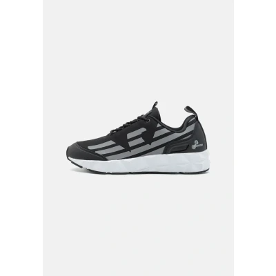 Image of EA7 Emporio Armani Ultimate C2 Combat CORE Unisex Trainers, Size: 6.5, Black/silver Textile/synthetics