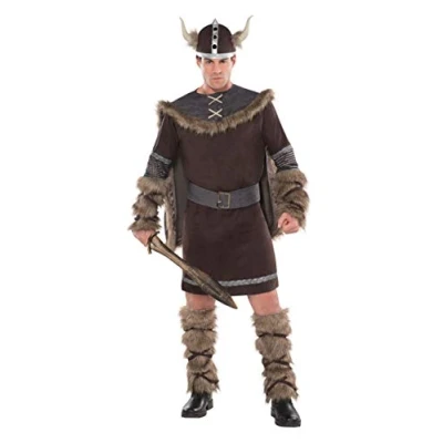 Image of (PKT) (997044) Adult Mens Viking Warrior Costume (Extra Large)
