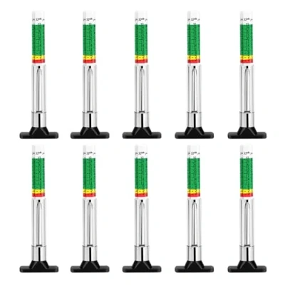Image of LICQIC Tyre Tread Depth Gauge UK, Color Coded Car Tire Gauge, 32nds, 10 Pcs