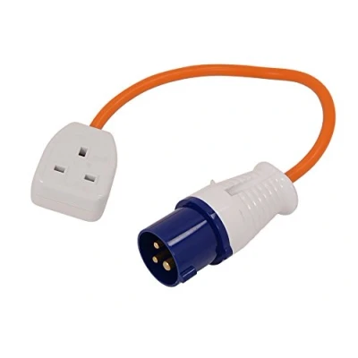 Image of Trailing Socket Lead 240V UK Plug Extension Mains Cable Electric CA2