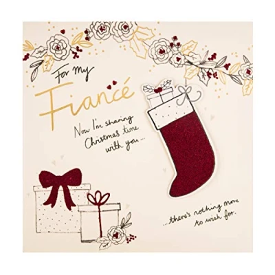 Image of Christmas Card for Fiancé from Hallmark 3D Effect Design