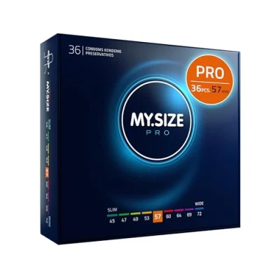 Image of MY.SIZE PRO Condom Size 4, 57 mm, 36 Condoms Perfect fit and a Suitable for Everybody